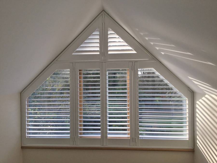 Cooks Blinds - Special Shape Plantation Shutters