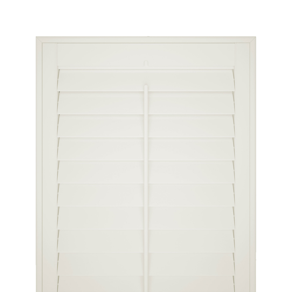 silk white shutter blind no background