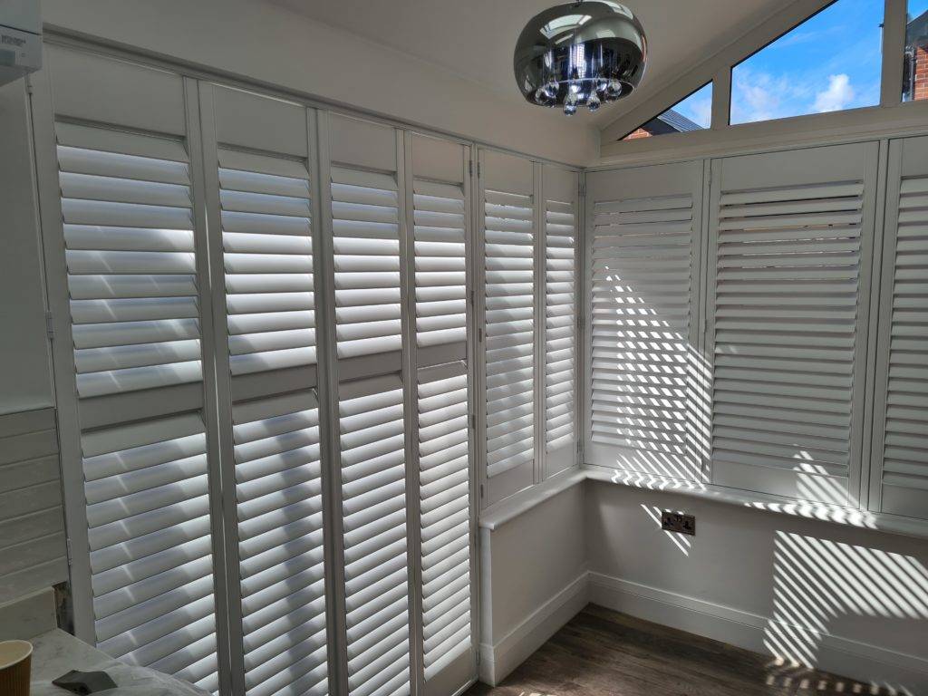 plantation shutters conservatory