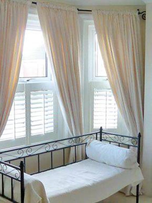 half window shutters for bedroom - Fitted by the shutter company Newport