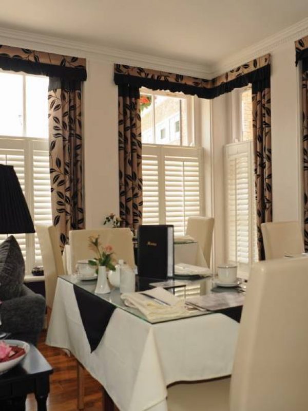 restaurant window shutters Fitted by the shutter company Newport