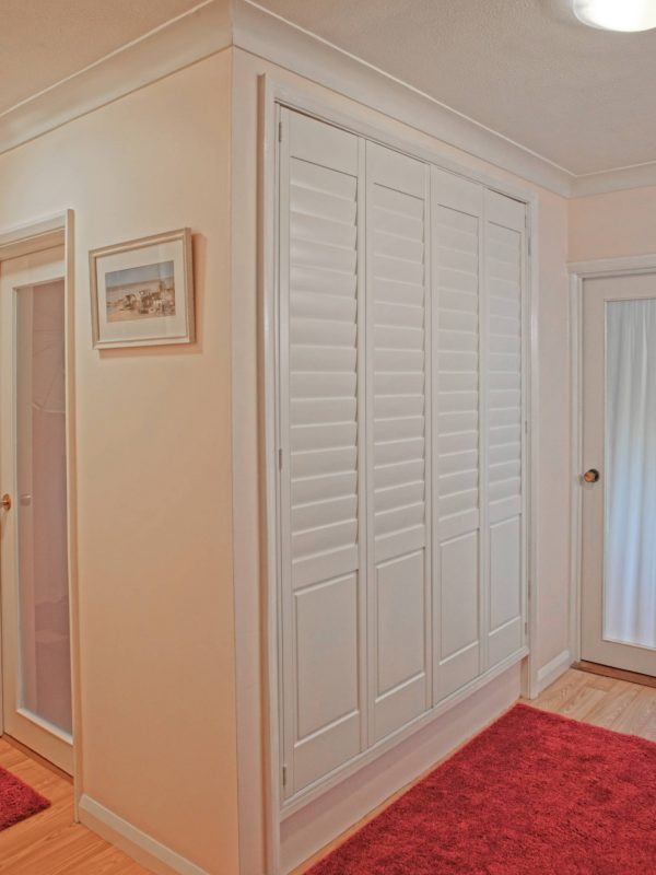 white door shutters Newport