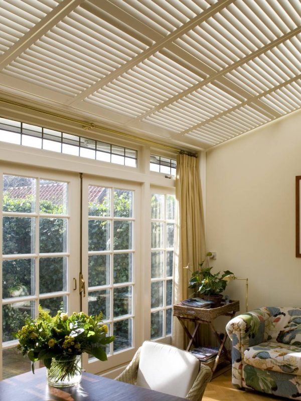 ceiling shutters Fitted by the shutter company Newport