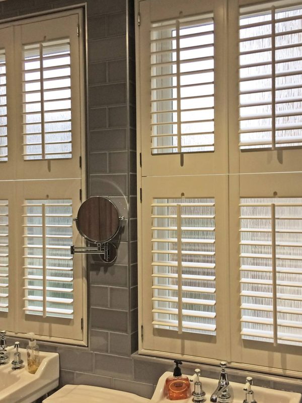 inside shutter blind bathroom